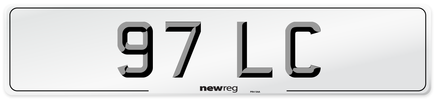 97 LC Number Plate from New Reg